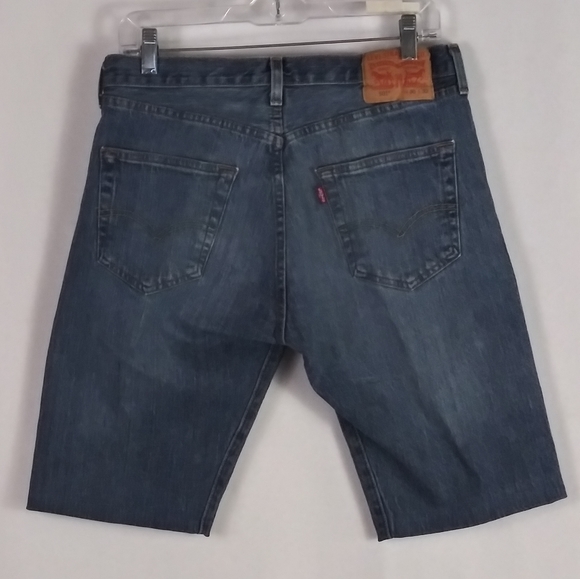 Levi's 501 blue jean shorts men size 30 - Picture 3 of 6